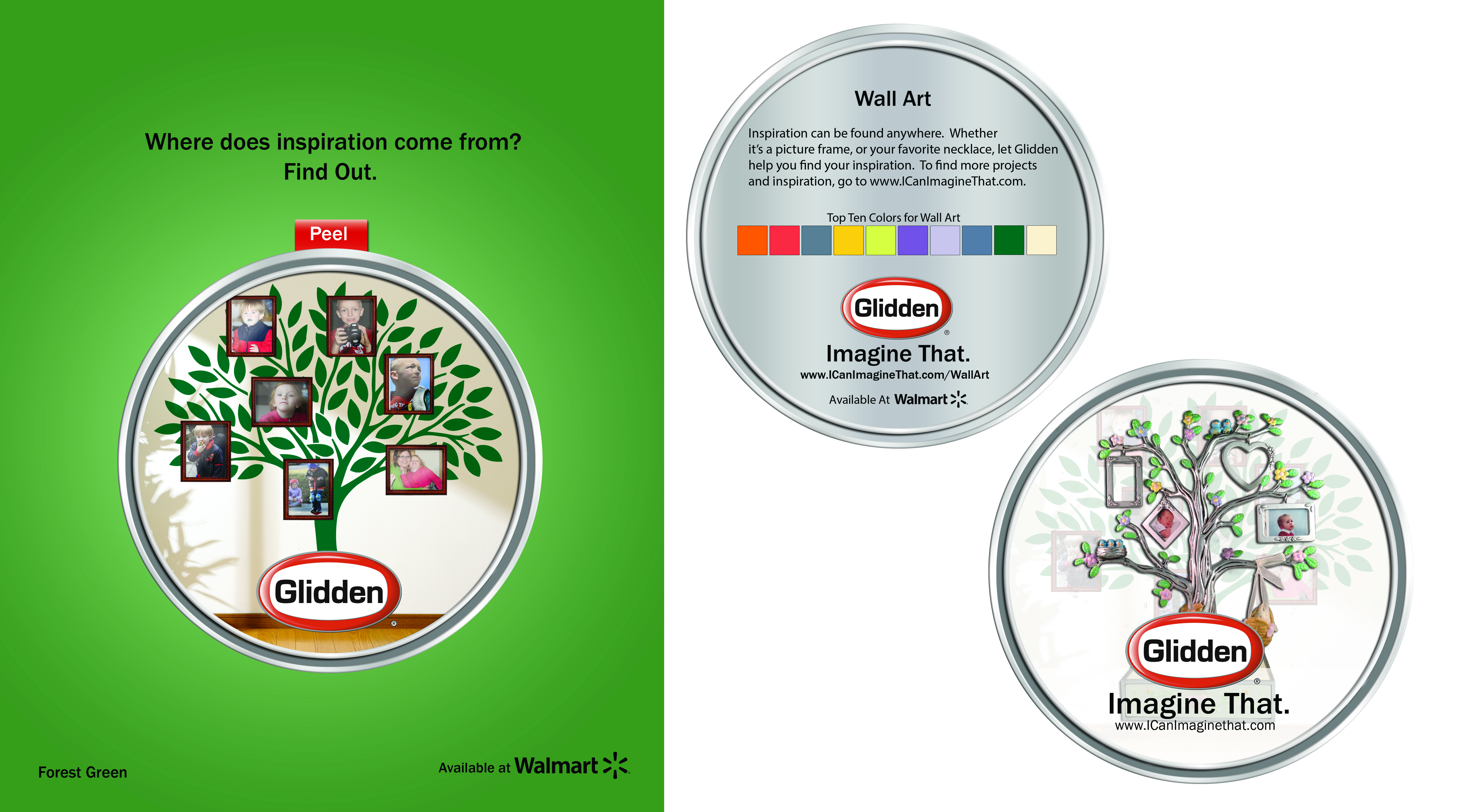 Glidden Family Tree DIY Ad