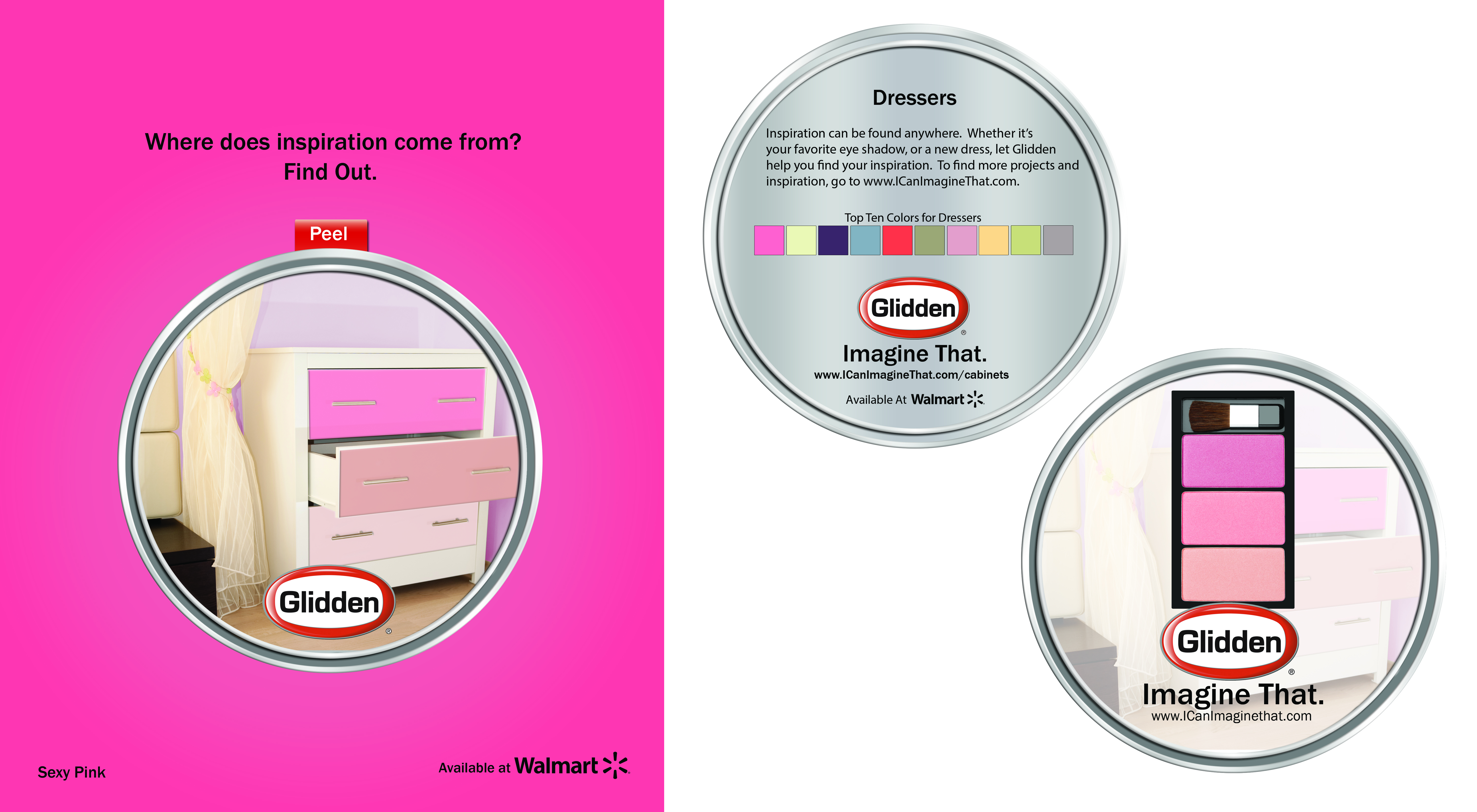 Glidden Makeup Print Ad