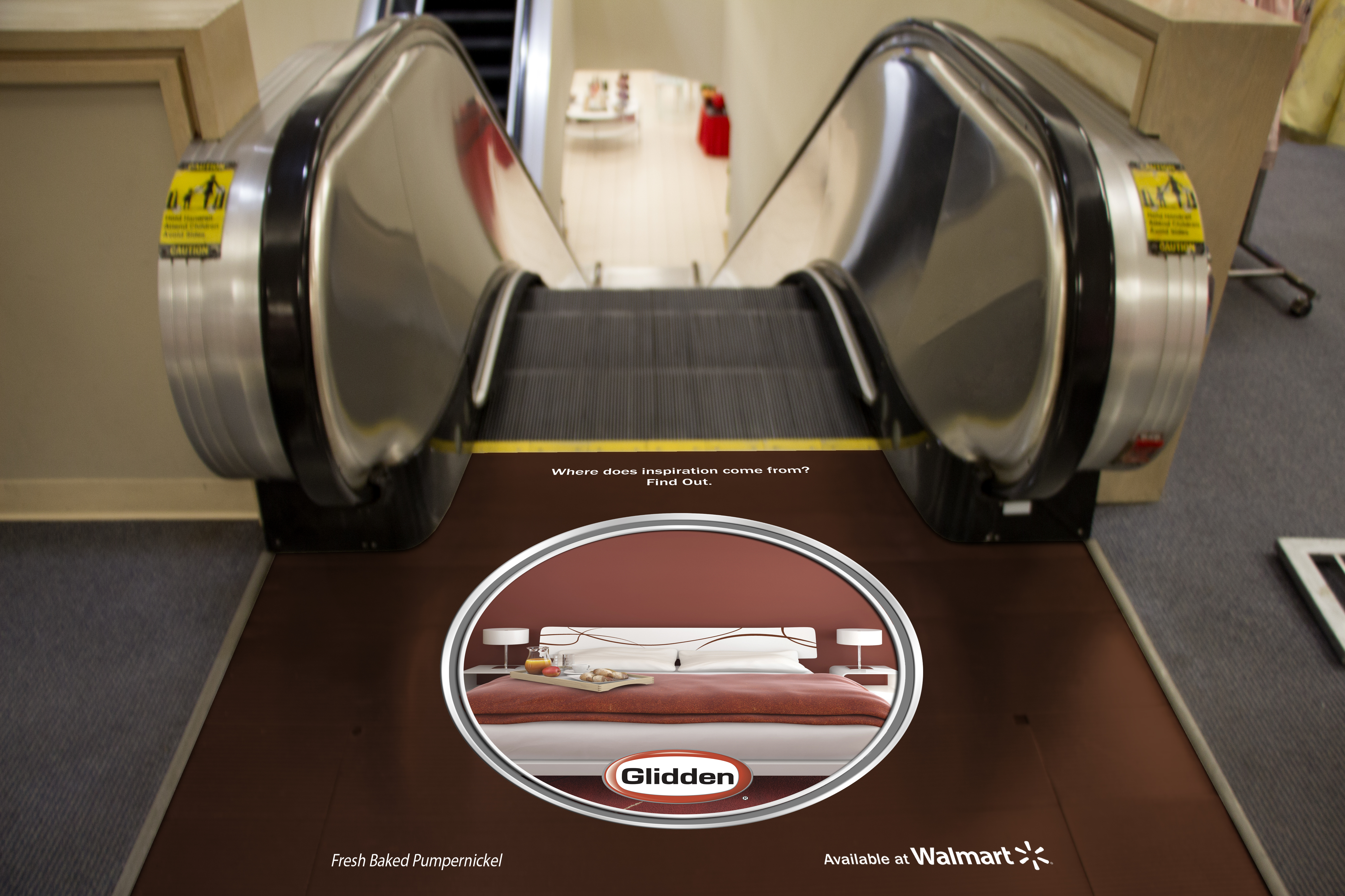 Glidden Escalator Ad